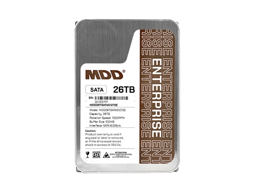 MDD 26TB 7200RPM 512MB Cache SATA 6.0Gb/s 3.5 Inch Internal