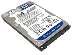 Western Digital Scorpio Blue WD6400BPVT 640GB 5400 RPM 8MB Cache 2.5" SATA 3.0Gb/s Internal Notebook Hard Drive - w/1 Year Warranty