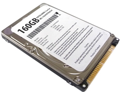 White Label 160GB 8MB Cache 5400RPM 2.5" PATA (IDE) Notebook Hard Drive w/1-Year Warranty