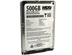 MaxDigitalData 500GB 32MB Cache 7200RPM SATA 6.0Gb/s (7mm) 2.5" Mobile Performance Hard Drive (MD500GLSA3272S) - 2 Year Warranty