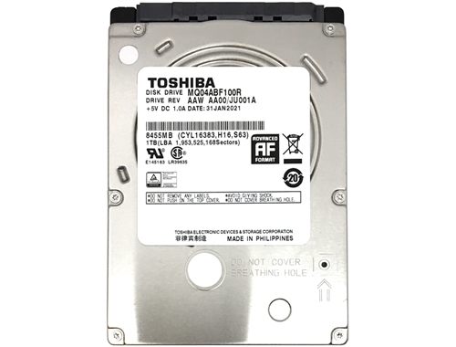 goHardDrive.com - TOSHIBA MQ04ABF100 1TB 5400RPM 8MB Cache (7mm) 2.5" SATA  6.0Gb/s Internal Hard Drive (For PS4 Hard Drive upgrade)- 2 Year Warranty