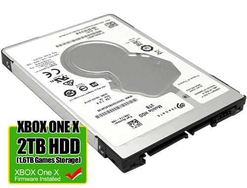 goHardDrive.com - Seagate 2TB 128MB Cache SATA 6.0Gb/s 2.5" Internal Gaming Hard  Drive Upgrade Kit (For XBOX One X, Pre-Formatted & XBOX One Firmware  Installed) - 2 Year Warranty