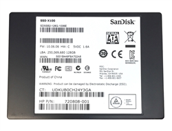 SanDisk X100 (SD5SB2-128G-1006E) 128GB 2.5-inch SATA III MLC (6.0Gb/s) Internal Solid State Drive (SSD) (Certified Refurbished) - 3 Year Warranty