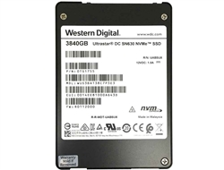 WD Ultrastar DC SN630 3.84TB PCIe Gen 3.1 x4 U.2 NVMe 2.5" Enterprise SSD (WUS3BA138C7P3E3) - 5 Years Warranty