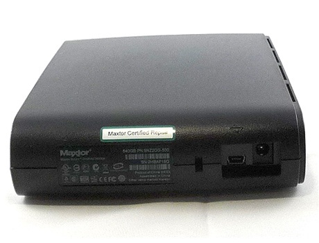 Maxtor Basic 640GB External USB 2.0 Hard Drive - 480 Mbps