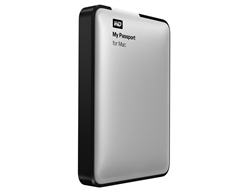 WD My Passport for Mac 500GB Portable External Hard Drive Storage USB 3.0 (WDBLUZ5000ASL) [Factory Recertified] - w/1 Year Warranty