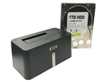 NEXIN NEX-DS1U3 USB 3.0 Hard Drive Docking Station + WL 1TB 3.5" SATA Hard Drive (Combo) - Retail