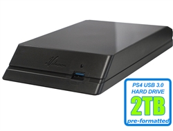 Avolusion HDDGear 2TB USB 3.0 External Gaming Hard Drive (for PS4, PS4 Slim, PS4 Slim Pro) - 2 Year Warranty