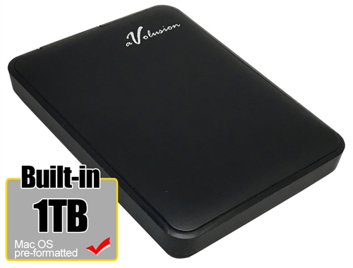Avolusion 1TB USB 3.0 Portable External Hard Drive (MacOS Pre