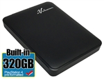 Avolusion 320GB USB 3.0 Portable External PS4 Hard Drive (PS4 Pre-Formatted)  HD250U3-Z1 - Retail w/2 Year Warranty