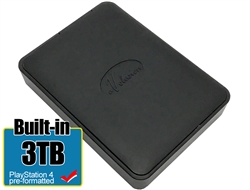 Avolusion 3TB USB 3.0 Portable External PS4 Hard Drive (PS4 Pre-Formatted)  HD250U3-X1-3TB-PS - 2 Year Warranty
