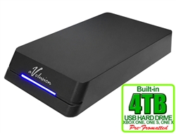 Avolusion HDDGear Pro 4TB USB 3.0 External Gaming Hard Drive (for XBOX ONE, XBOX ONE S, XBOX ONE X) - 2 Year Warranty