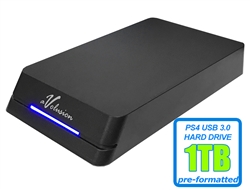 Avolusion HDDGear Pro 1TB USB 3.0 External Gaming Hard Drive (for PS4, PS4 Slim, PS4 Slim Pro) - 2 Year Warranty