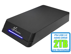 Avolusion HDDGear Pro 2TB USB 3.0 External Gaming Hard Drive (for PS4, PS4 Slim, PS4 Slim Pro) - 2 Year Warranty