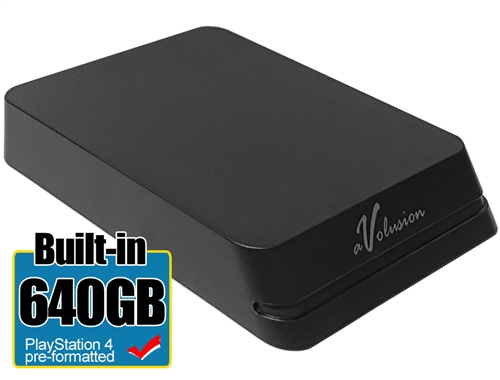 Avolusion Mini HDDGear Pro 640GB USB 3.0 Portable External PS4 Hard Drive ( PS4 Pre-Formatted) HD250U3-