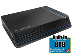 Avolusion HDDGear Pro X 8TB USB 3.0 External Gaming Hard Drive (for PS4 Pro, Slim, Original) - 2 Year Warranty