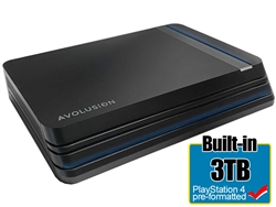 Avolusion HDDGear Pro X 3TB USB 3.0 External Gaming Hard Drive (for PS4 Pro, Slim, Original) - 2 Year Warranty