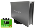 Avolusion PRO-5X Series 6TB USB 3.0 External Gaming Hard Drive for XBOX One Original, S & X (Grey) - 2 Year Warranty
