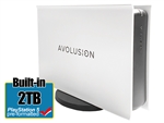 Avolusion PRO-5X Series 2TB USB 3.0 External Gaming Hard Drive for PS5 Game Console (White) - 2 Year Warranty