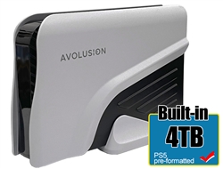 Avolusion PRO-Z Series 4TB USB 3.0 External Gaming Hard Drive for PS5 Game Console (White) - 2 Year Warranty