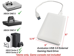 Avolusion HD250U3-Z1-PRO-WH 500GB USB 3.0 Portable XBOX