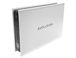 Avolusion Mini Pro-5X Portable 2TB External Hard Drive Portable HDD – USB 3.0 for PC, Mac, PlayStation & Xbox  - White - 2 Year Warranty