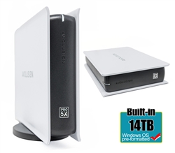 Avolusion PRO-5X Series 14TB USB 3.0 External Hard Drive for WindowsOS Desktop PC / Laptop (White) - 2 Year Warranty