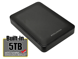 Avoluxion X1 5TB USB 3.0 Portable External Hard Drive for PC, Mac, PlayStation & Xbox (Black) HD250U3-X1-5TB-XF - 2 Year Warranty