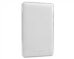 Avolusion T1 Series 2TB USB 3.0 Portable External Gaming PS4 Hard Drive - White (PS4 Pre-Formatted) - 2 Year Warranty
