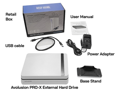 Avolusion PRO-X Series 12TB USB 3.0 External Hard Drive for