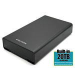 Avolusion PRO-G1 Series 20TB USB 3.2 Gen 2 USB-C External Hard Drive with USB Hub for Windows or MacOS Desktop PC / Laptop (Black) - 2 Year Warranty