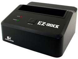 Kingwin EZD-2535 2.5 / 3.5 inch SATA to USB / eSATA hard drive docking station w/ one touch backup - Retail