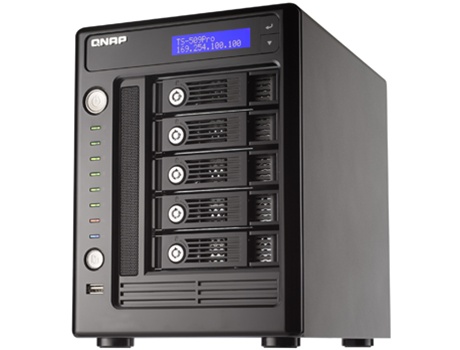 QNAP 5-Terabyte (5000GB) Turbo NAS TS-509 Pro 5-Bay High Performance RAID  0/1/