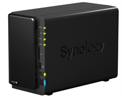 Synology DS212+ 2-Bay High-Performance Gigabit iSCSI All-in-one NAS Server for Small Business (Diskless) - Retail