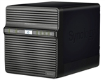 Synology DS411 4-Bay Feature-rich Gigabit iSCSI All-in-one RAID 0/1/5/6/10 NAS Server for Workgroups & Offices (Diskless) - Retail