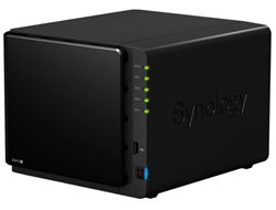 Synology DS412+ High-Performance 4-Bay Gigabit iSCSI All-in-one RAID 0/1/5/6/10 NAS Server for Home and Small Business (Diskless) - Retail