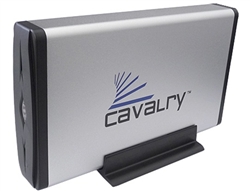 Cavalry CAU3I 2TB 7200RPM 64MB Buffer SuperSpeed USB 3.0 / 2.0 External Hard Drive (Silver) w/ 1 Year Warranty - Retail