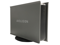 Avolusion HDDGear PRO-5X Series USB 3.0 External Gaming Hard Drive Enclosure - Gunmetal Grey (HDDGU3-PRO5X-GY) - Retail - 2 Year Warranty