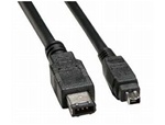 Link Depot 10ft Firewire IEEE 1394A 6pin Male - 4pin Male Cable