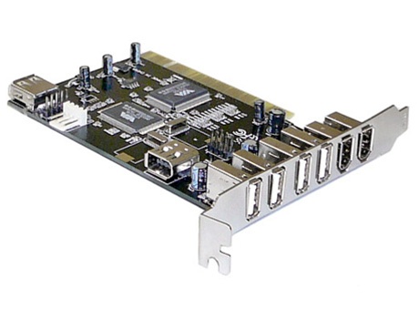 Avolusion GP-PCI-6U3F USB 2.0 & FireWire PCI controller card - Retail w/ 1  year warranty