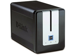 D-Link DNS-323 2-Bay Gigabit RAID 0 / 1 Network Attached Storage (NAS) Enclosure w/ FTP, UPnP, Print Server- Retail