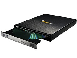 HornetTek D-Slim Portable External Slim USB 2.0 8X DVD Burner (Aluminum Chassis) for Laptop -Retail