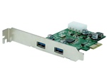 HornetTek HT-PCIEU3N Internal PCI Express PCI-e 2 Port USB 3.0 Controller Adapter Card - Retail