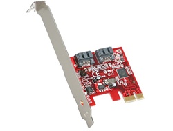 StarTech PEXSAT32 2-Port PCIe SATA 6.0Gbps HBA (Host Bus Adapter) Controller Card - Retail