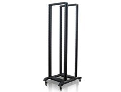 iStarUSA WO45AB 45U 4 Post Open Frame Rack