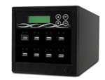 Spartan U07-ISP Stand-alone 1 to 7 Target USB Flash Drive / USB Hard Drive Duplicator - Black