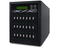Spartan U20-SSP Stand-alone 1 to 20 Target USB Flash Drive / USB Hard Drive Duplicator - Black