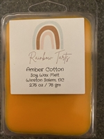 Amber Cotton Tart Melt Candle