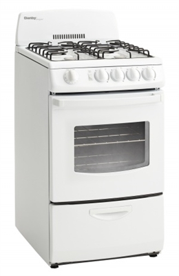 Danby 2.4 cu.ft. 20" Electric Range w/Window - White