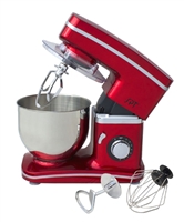 Sunpentown 8 Speed 5.5 Quart Stand Mixer - Red